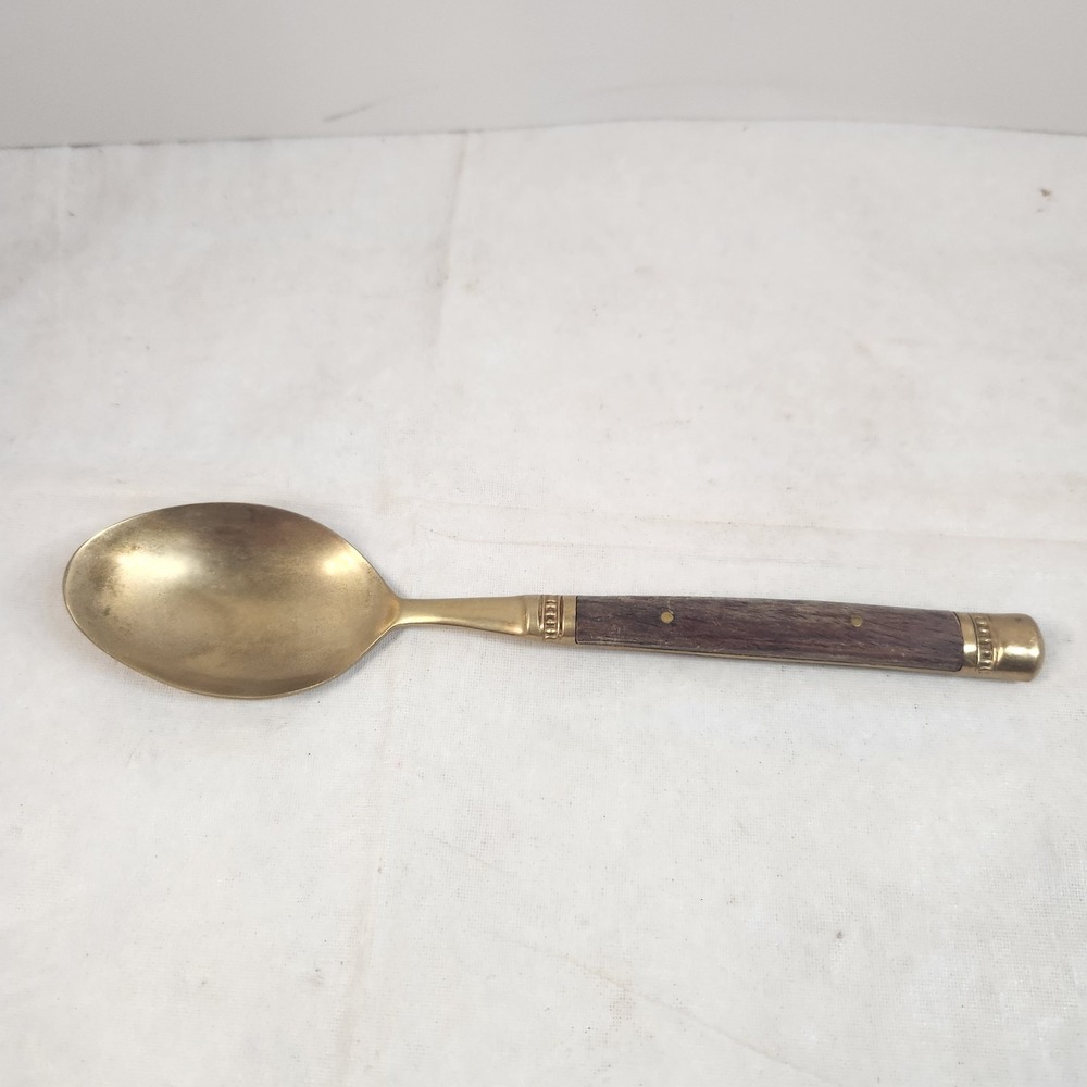 Pottery Barn antique‎ bronze rosewood flatware Table Spoon thailand